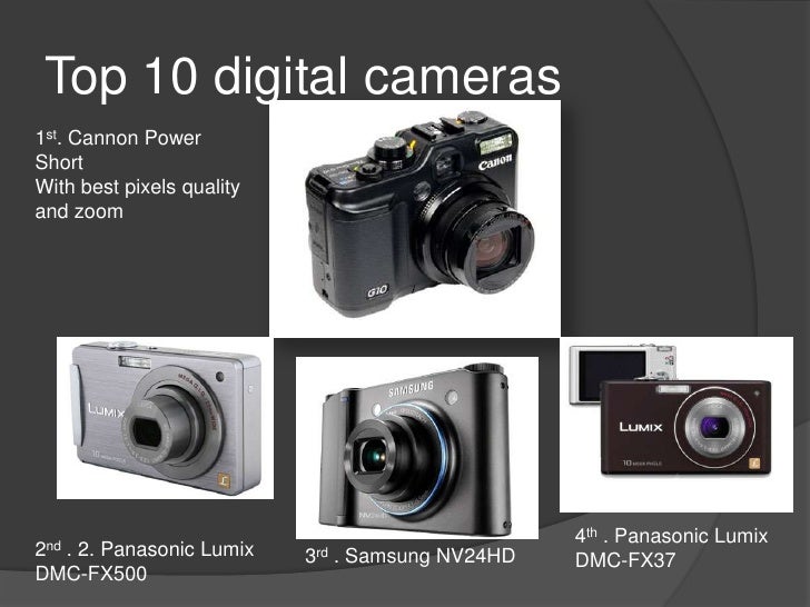 Top 10 digital cameras