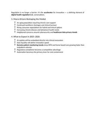 Top 10 Digital Health Trends Shaping the U.S. Market in 2025–2026.pptx