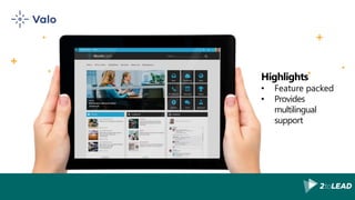 Highlights
• Feature packed
• Provides
multilingual
support
 