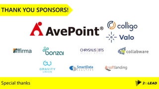 What #digitalworkplace patterns is your org investing into?
ADOPTION
STRATEGY
ARTIFICAL INTELLIGENCE
INTRANET
INTEGRATION
ANALYTICS
USER EXPERIENCE
SEARCH
BOTS
CULTURE
 