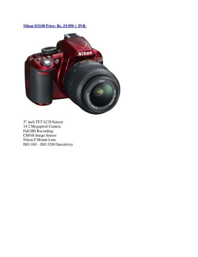 Top 10 dslr camera list price in india