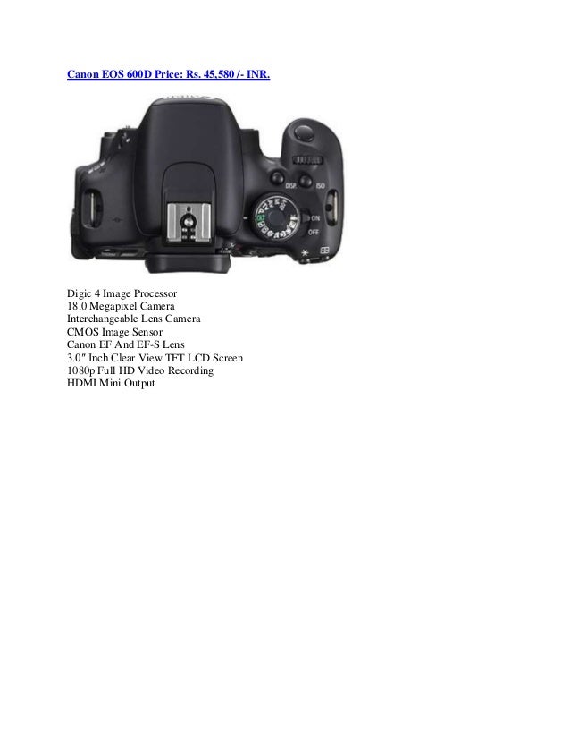 Top 10 dslr camera list price in india