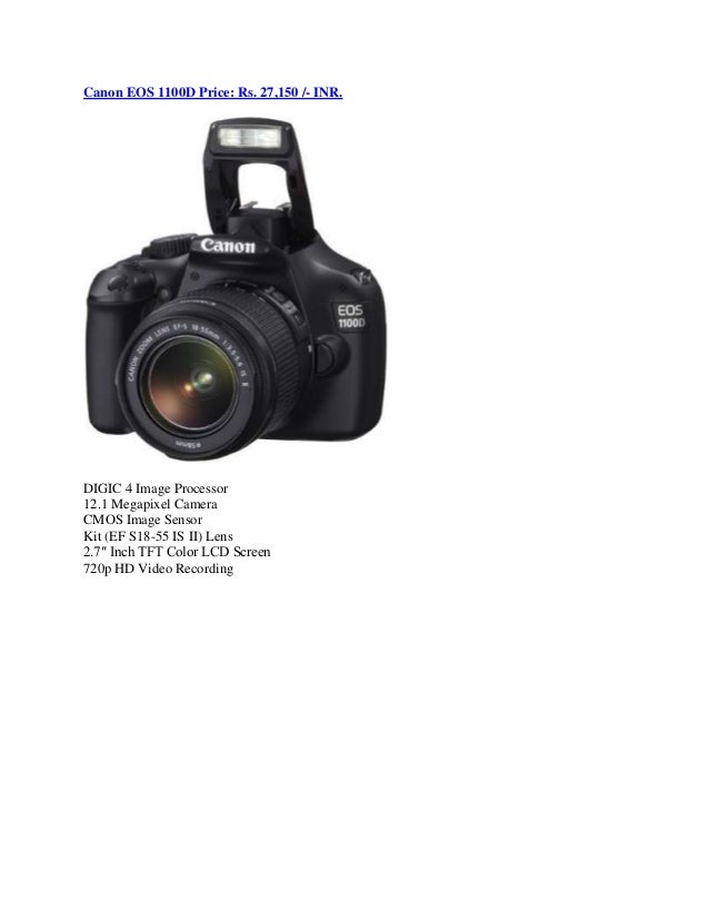 Top 10 dslr camera list price in india