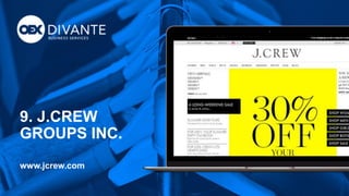 9. J.CREW
GROUPS INC.
www.jcrew.com
 
