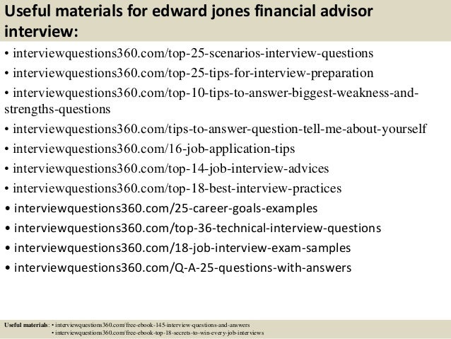 financial advisor job interview questions