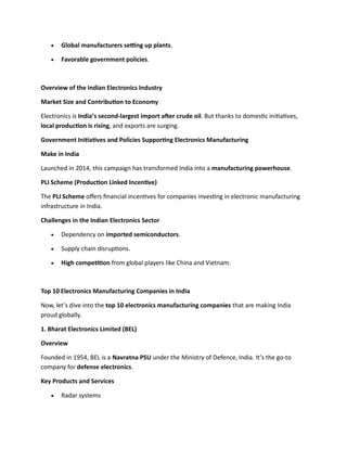 Top 10 Electronics Manufacturing Companies in India 2025.pdf