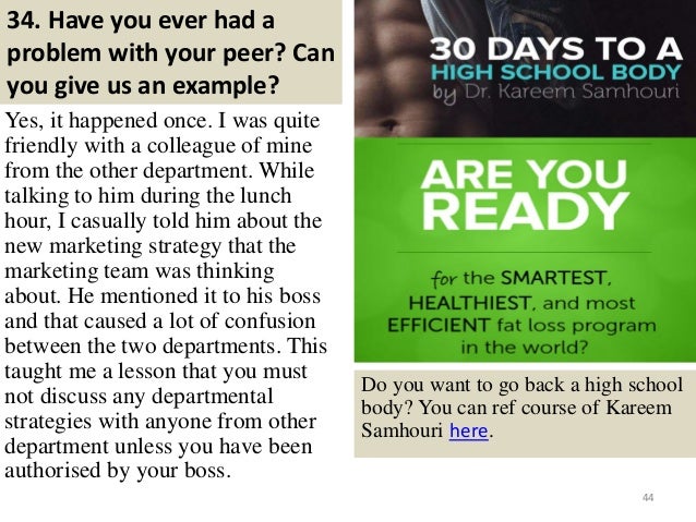 situational interview questions and answers for managers