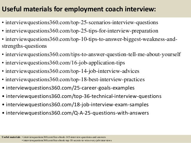 employment questions