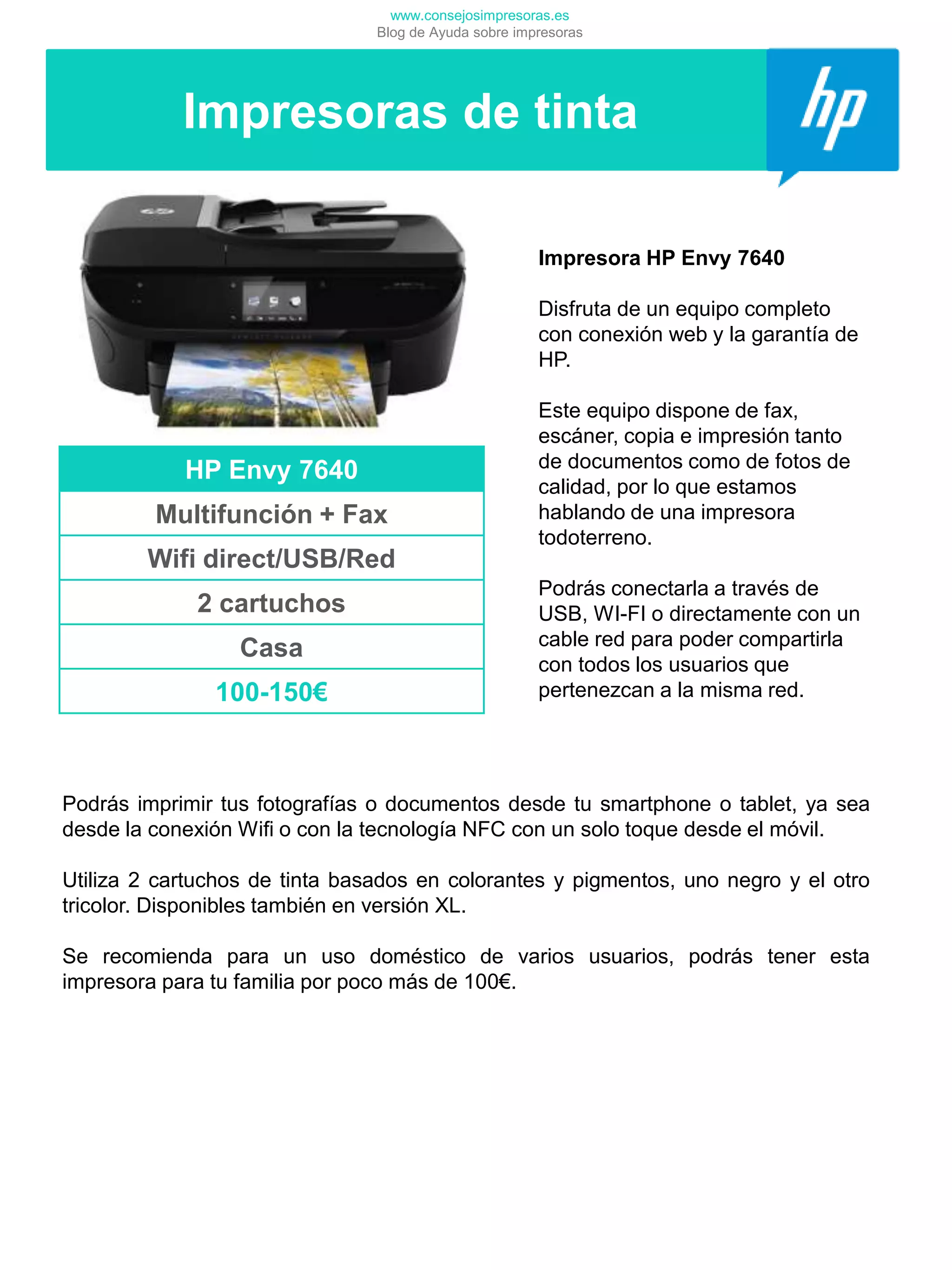 Mejores impresoras 2016