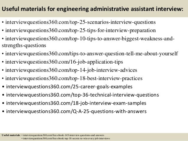 interview questions for office assistant