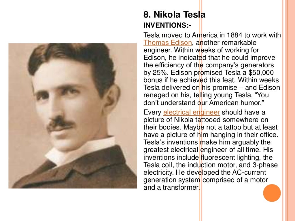 Top 10 engineers of all times