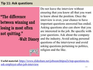 86 executive interview questions and answers