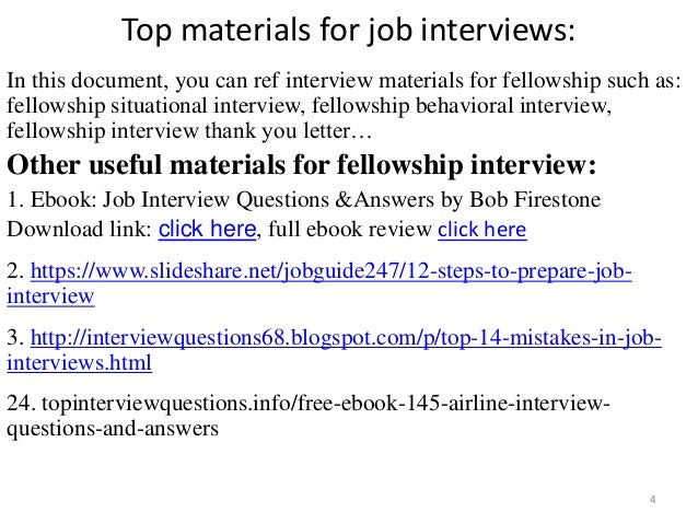 top 36 fellowship interview questions with answers pdf fellowship interview questions