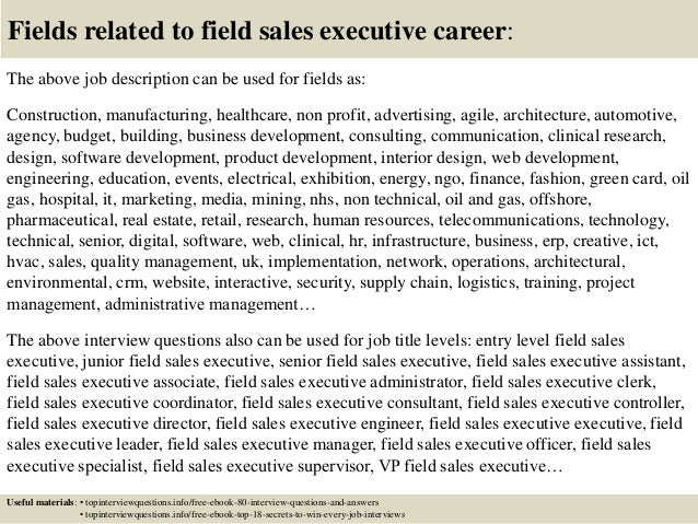 Top 10 Field Sales Executive Interview Questions And Answers