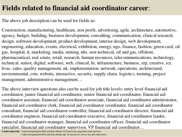 assistant director of financial aid cover letter