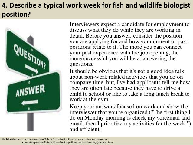 Top 10 fish and wildlife biologist interview questions and answers pd…