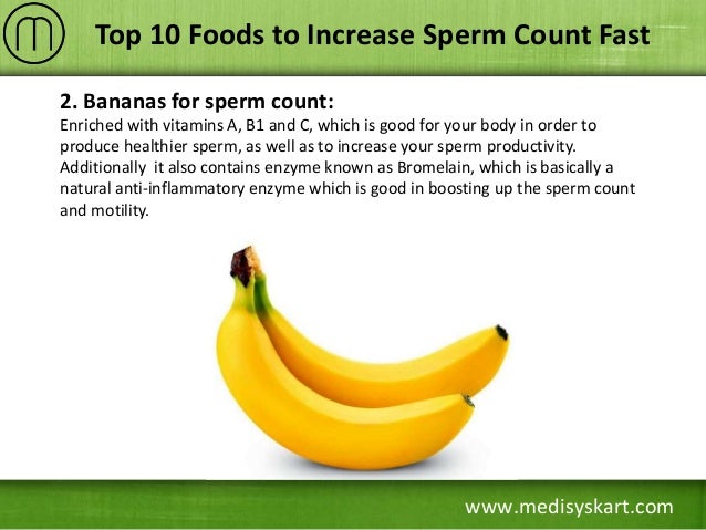 Produce bigger sperm amount