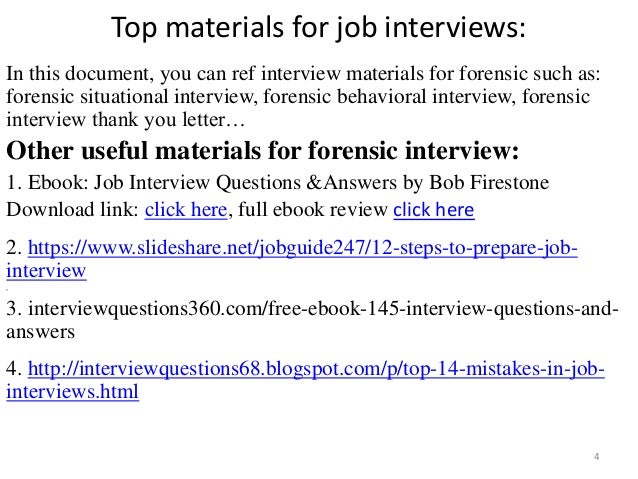 forensic interviewer