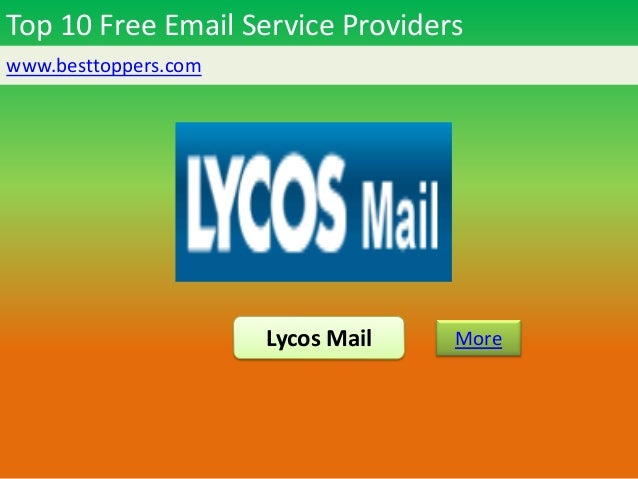 Top 10 free email service providers www besttoppers 