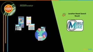 SERPerator
Location Based Search
Result
 