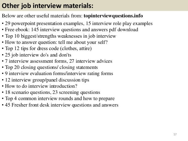 Top 36 Front Desk Interview Questions With Answers Pdf