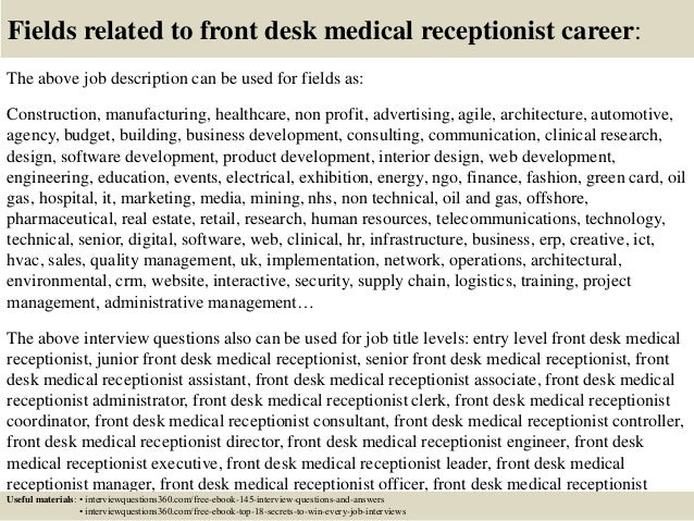Top 10 Front Desk Medical Receptionist Interview Questions And Answers top-10-front-desk-medical-receptionist-interview-questions-and-answers
