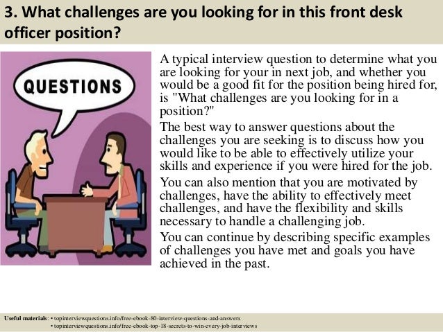 Top 10 Front Desk Officer Interview Questions And Answers