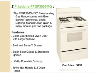 Top 10 Gas Wall Ovens under $1000