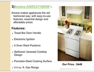 Top 10 Gas Wall Ovens under $1000