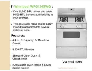Top 10 Gas Wall Ovens under $1000