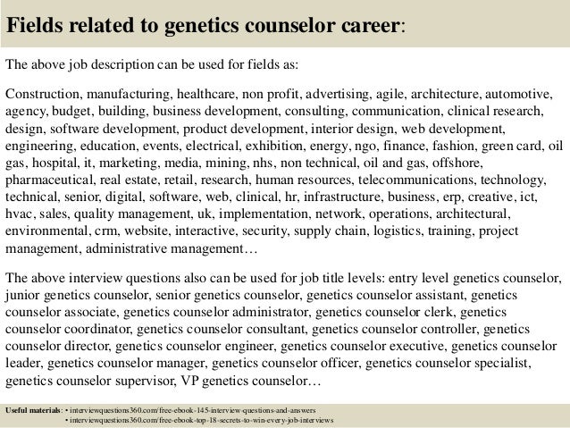 Stanford genetic counseling prerequisites picture