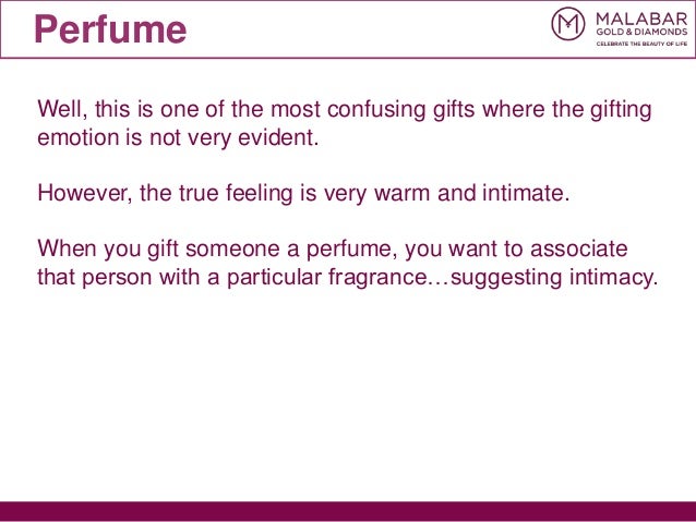 meaning of perfume gift