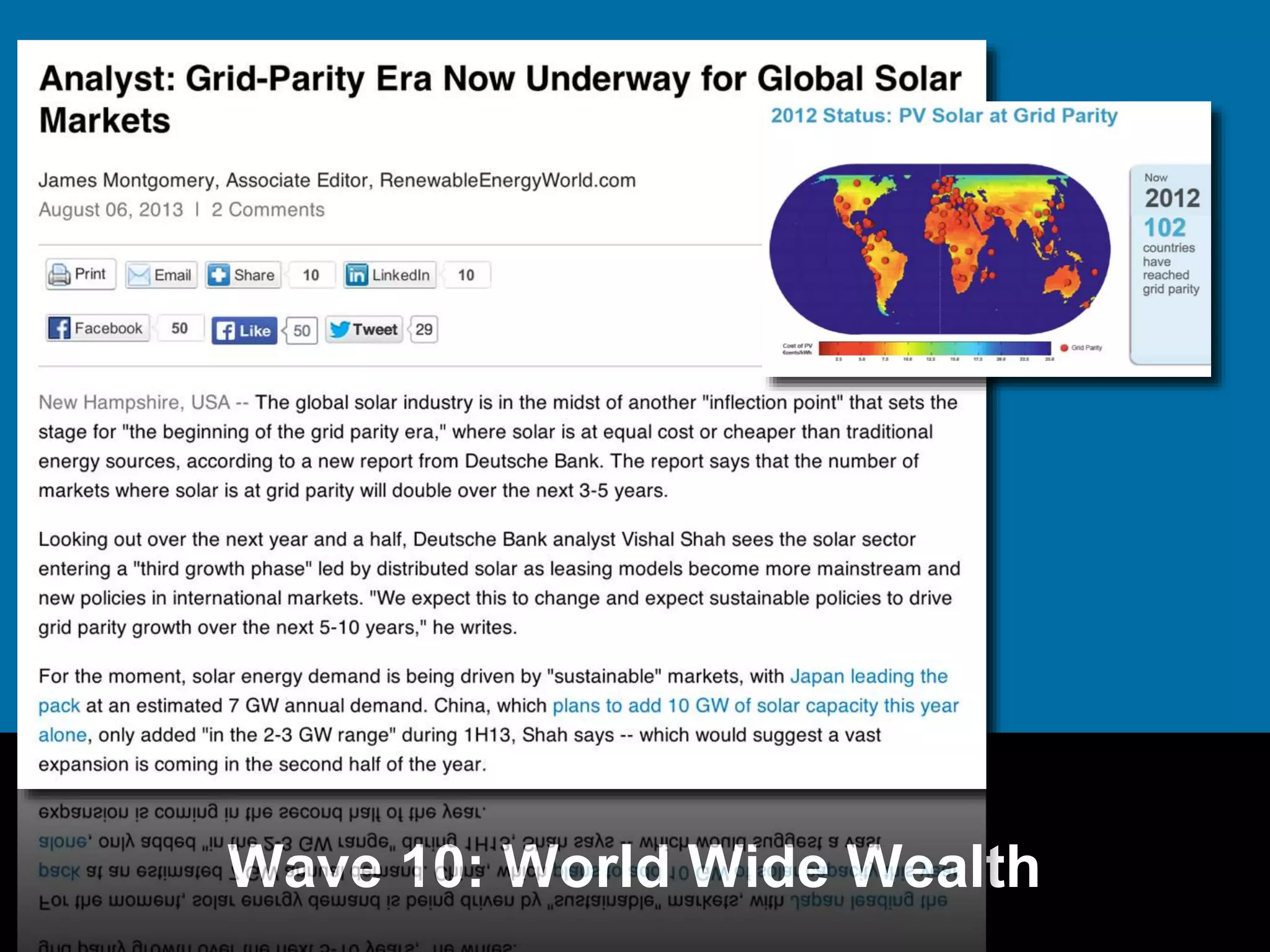 Wave 10: World Wide Wealth 
 