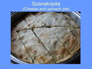 Spanakopita (Cheese and spinach pie) 