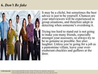 Top 10 group interview questions and answers | PDF