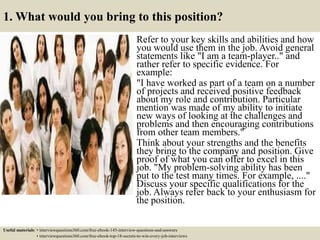 Top 10 group interview questions and answers | PDF