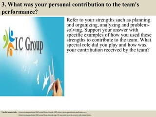 Top 10 group interview questions and answers | PDF