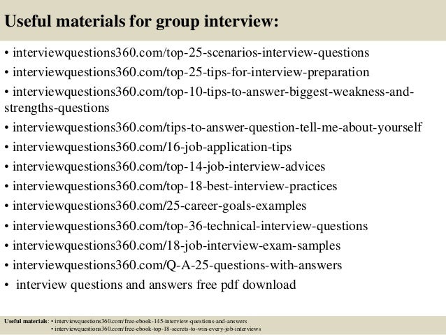 top 10 group interview questions and answers group interview questions