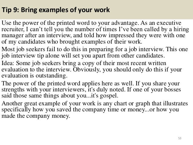 how to conduct a job interview sample questions