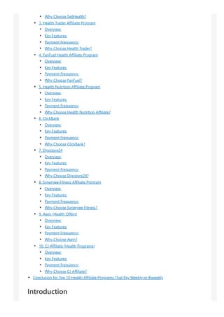 Top 10 Health Affiliate Programs That Pay Weekly or Biweekly.pdf