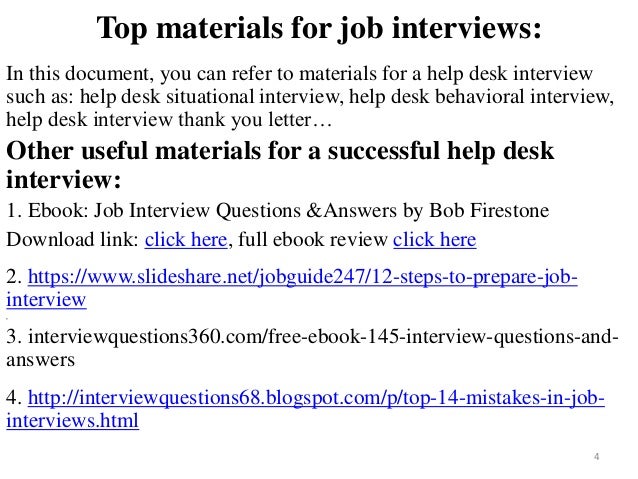 Help Desk Interview Technical Questions Baeti