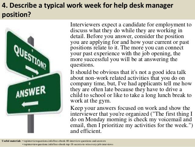 Top 10 Help Desk Manager Interview Questions And Answers