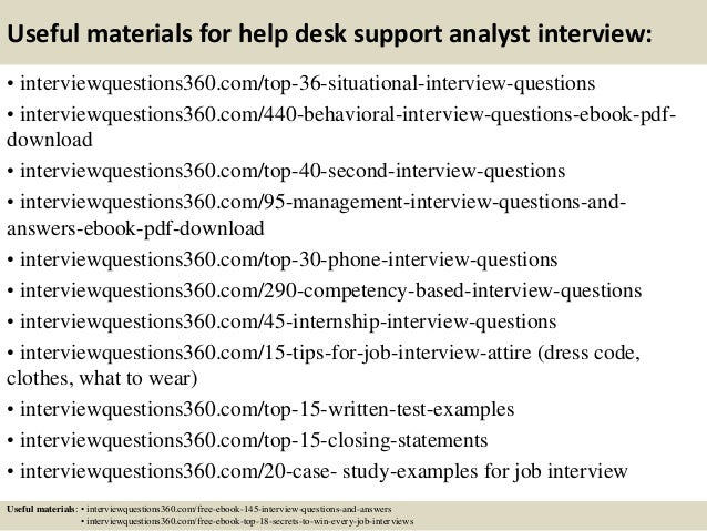 Top 10 Help Desk Support Analyst Interview Questions And Answers
