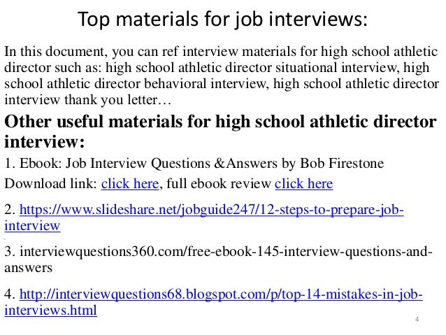 top 52 high school athletic director interview questions and answers athletic director interview questions