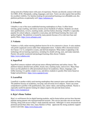 Top 10 Home and Online Tutoring Platforms in Pune for Teachers.pdf