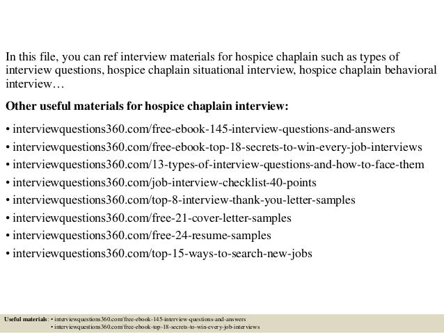 hospice chaplain salaries
