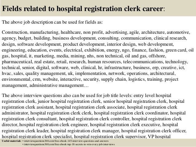 hospital interview questions