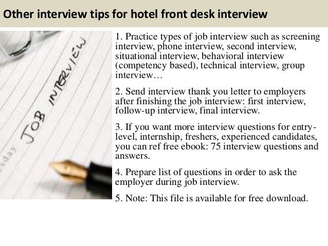 Top 10 Hotel Front Desk Interview Questions And Answers Top 10 Hotel Front Desk Interview Questions And Answers