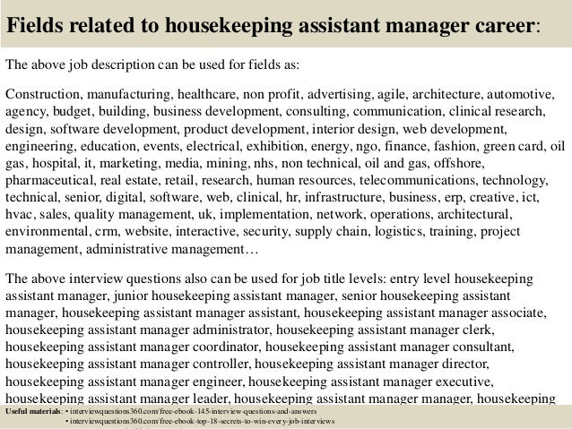 assistant director interview questions