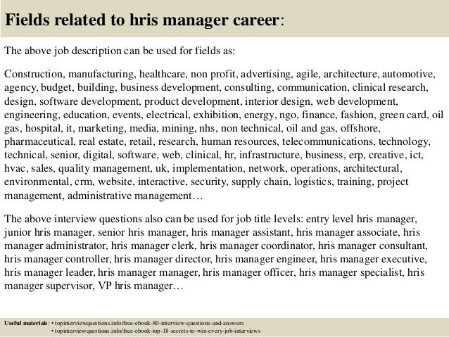 Hris Cover Letter